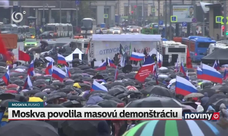 Moskva povolila masovú demonštráciu