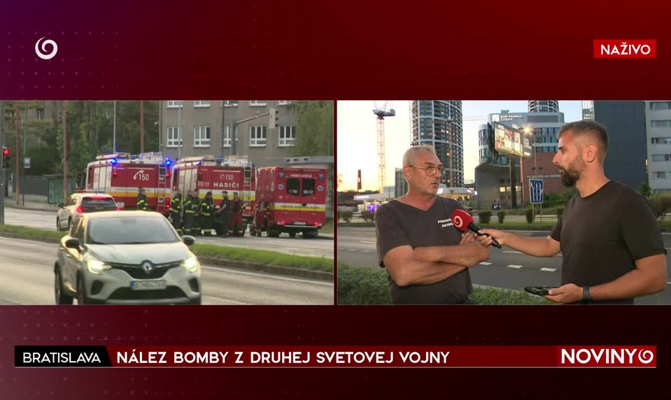 NÁLEZ BOMBY Z DRUHEJ SVETOVEJ VOJNY