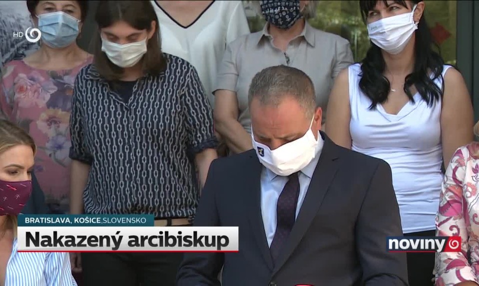 Nakazený arcibiskup