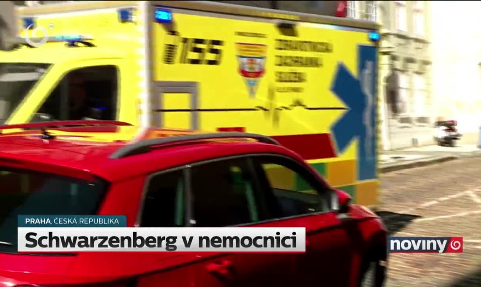 Schwarzenberg v nemocnici