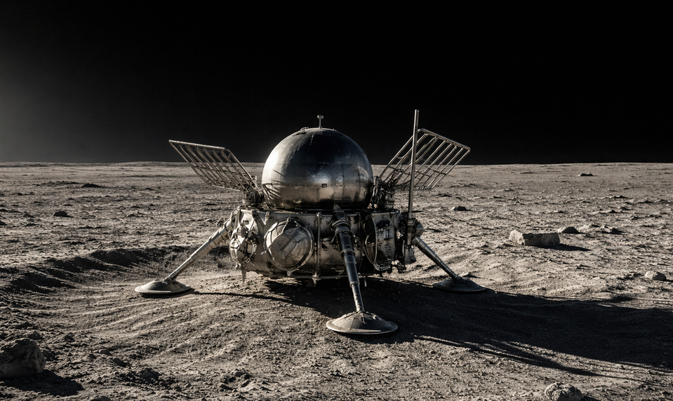 Umelá inteligencia našla Lunu 9: Miesto tajili 60 rokov