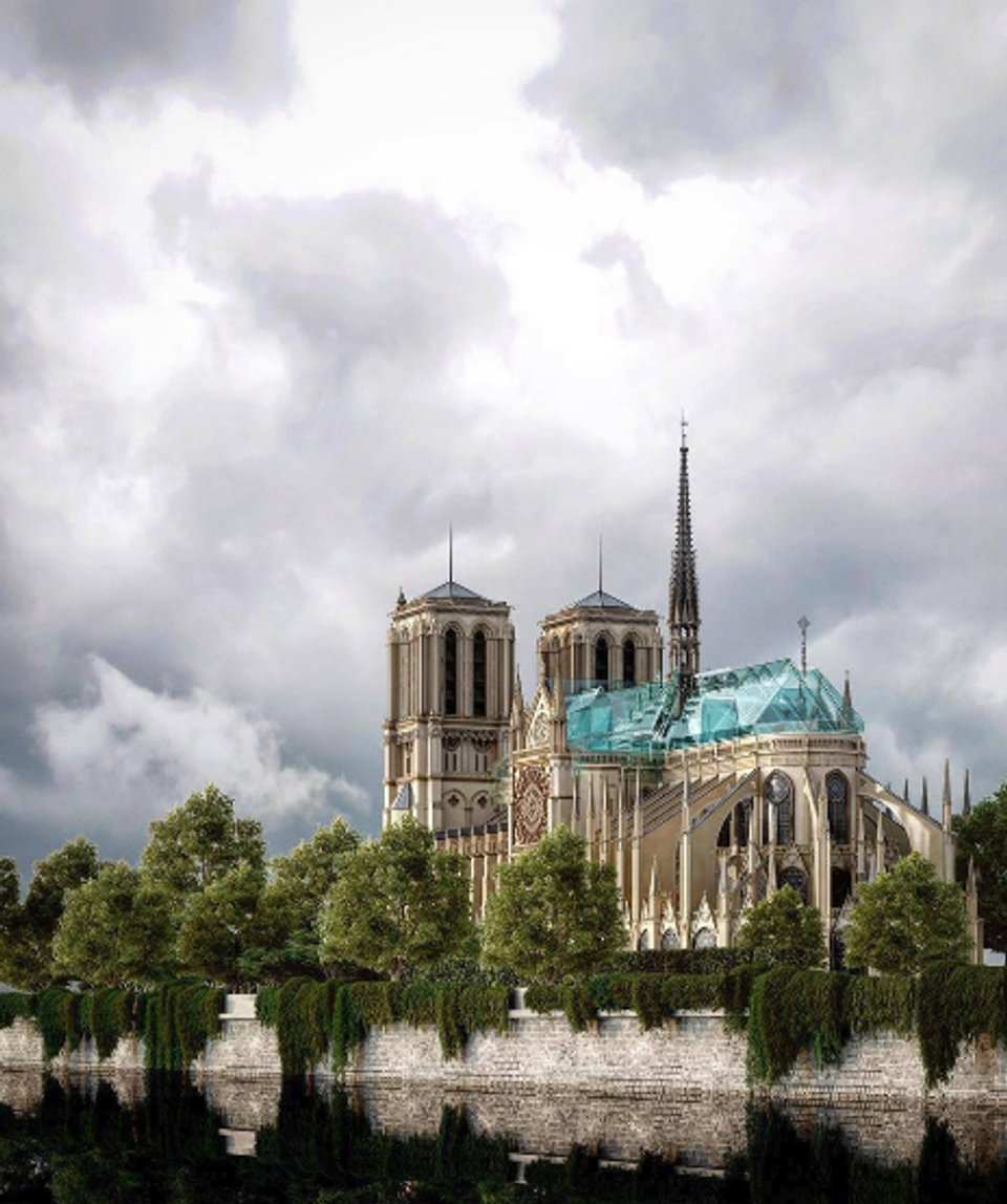 Premena katedrály Notre-Dame v Paríži