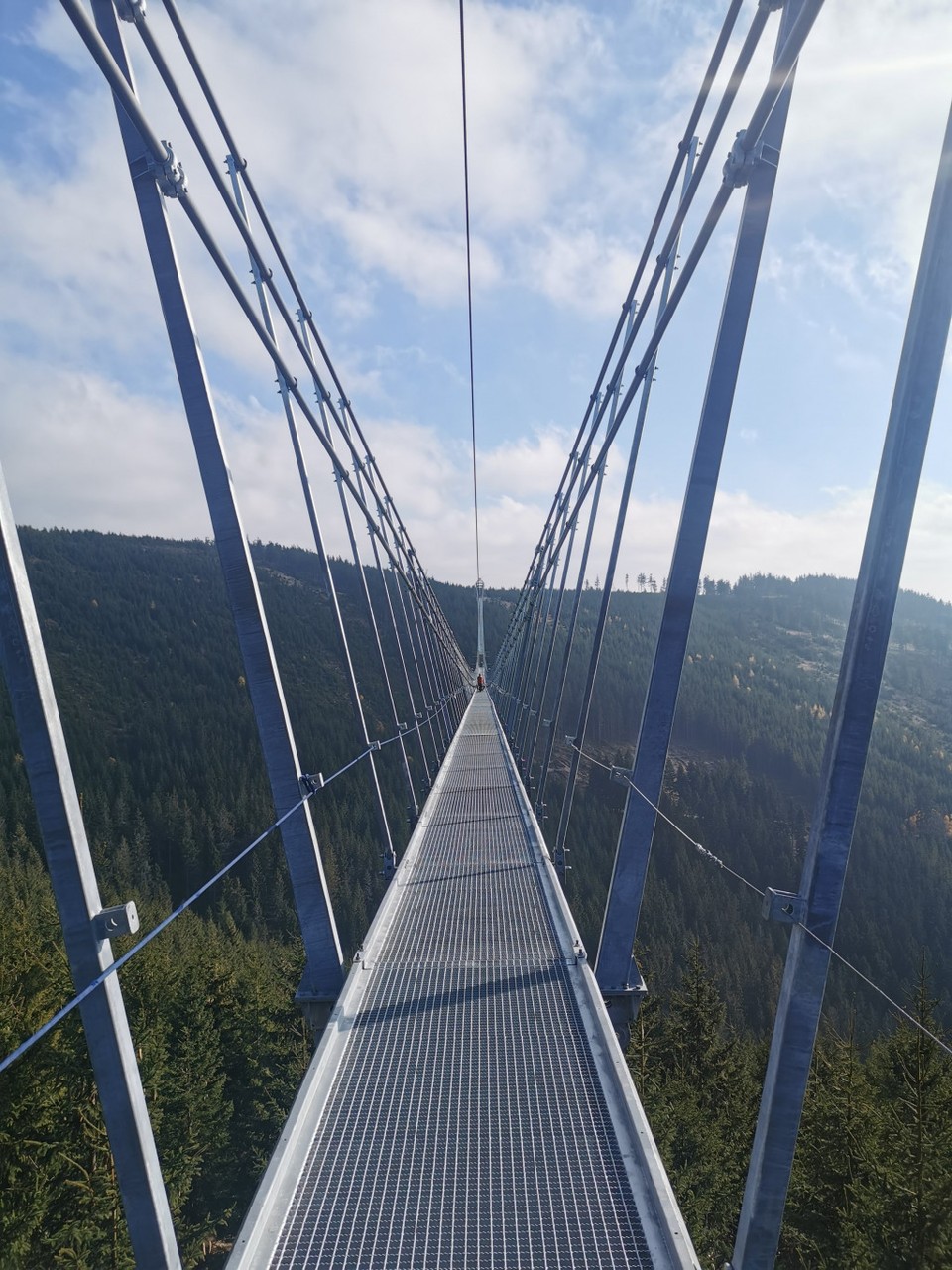 Visutý most cez údolie na Dolnej Morave - Sky Bridge 721