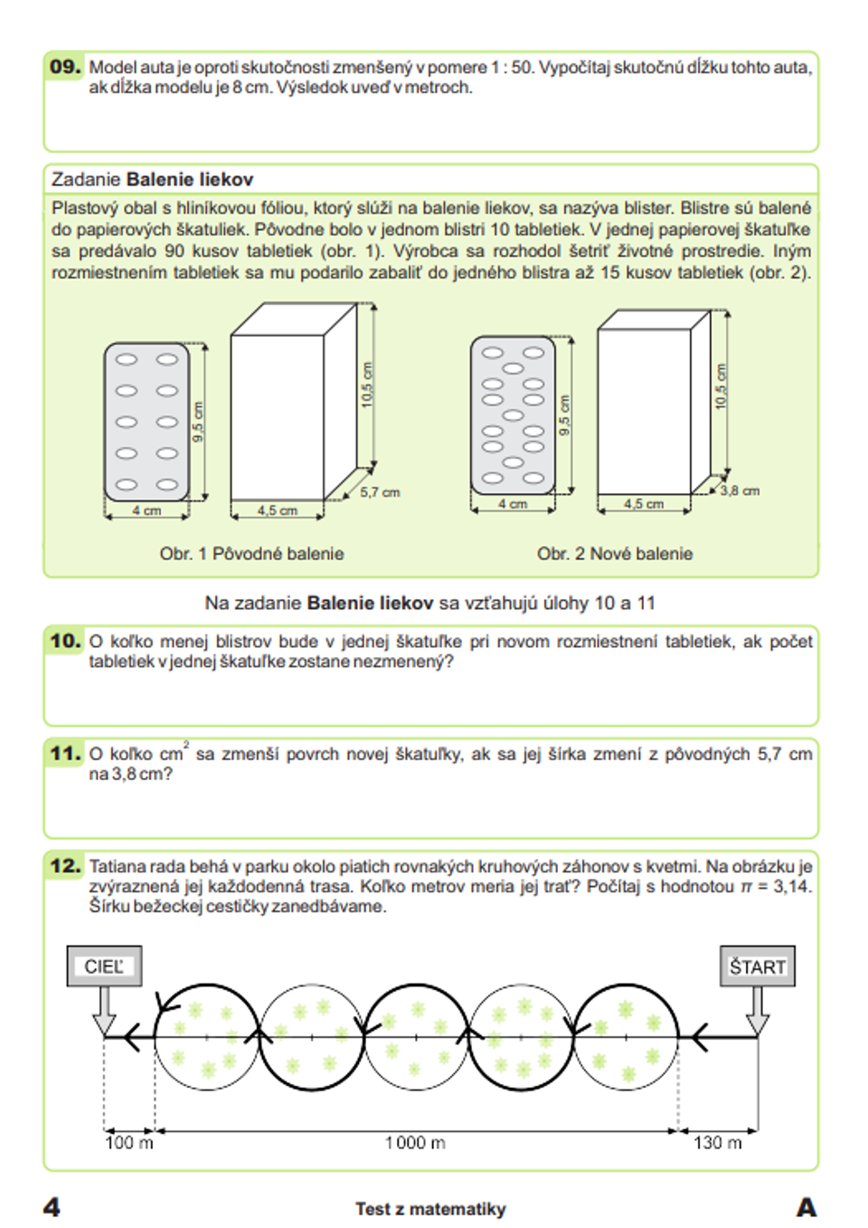 testovanie 9 matematika 4