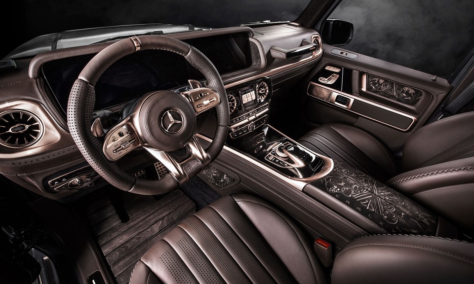 Mercedes-Benz G63AMG Steampunk Edition | Interiér 