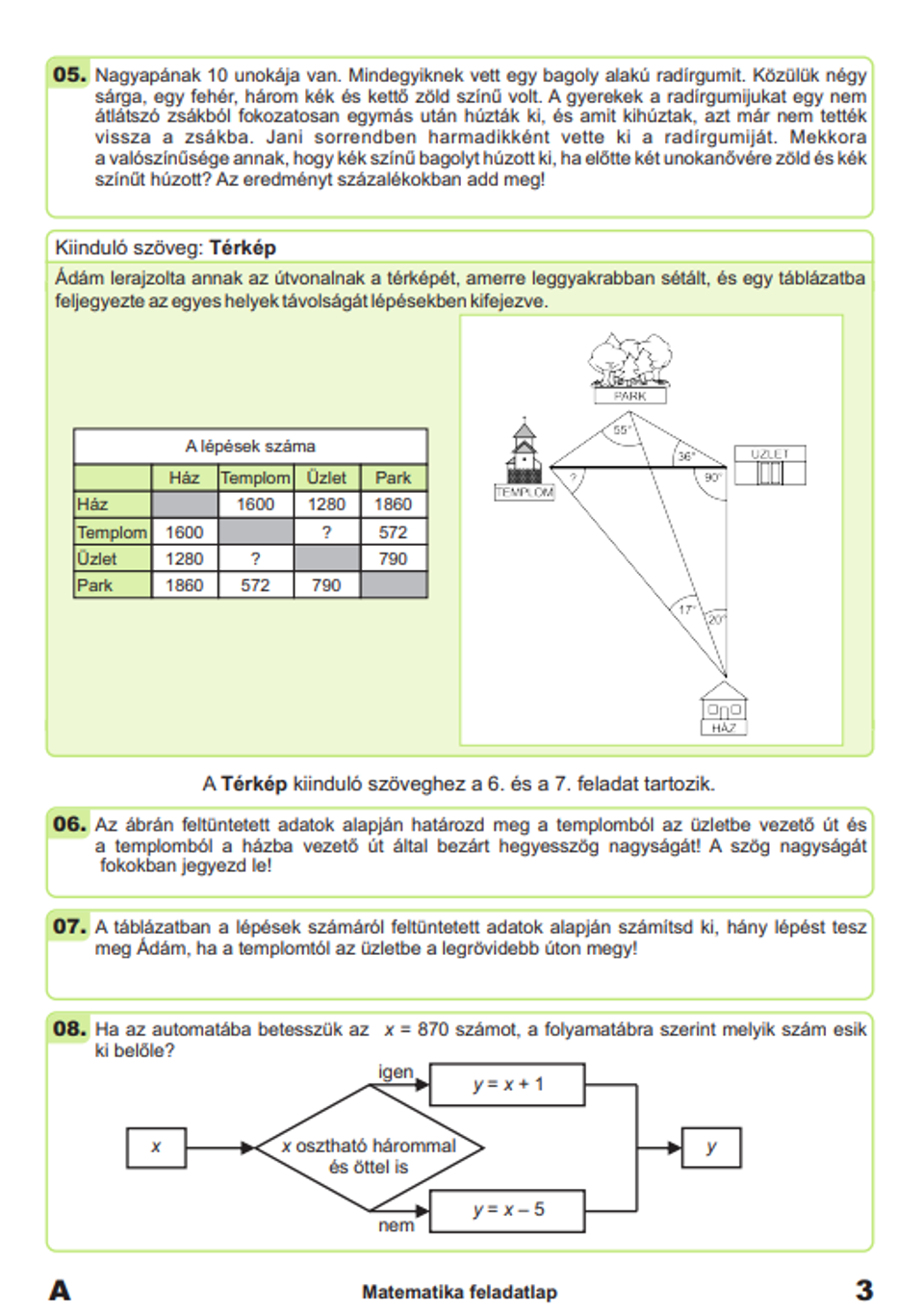 testovanie 9 matematika po madarsky 2