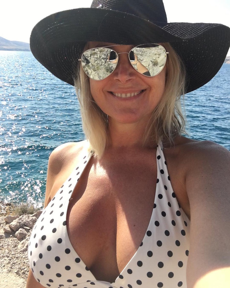 Zuzana Vačková na dovolenke v Chorvátsku