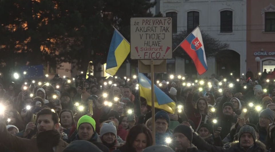 Protest v Prešove