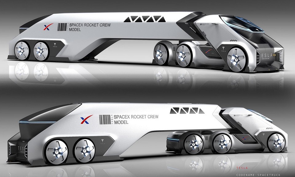 Tesla SpaceTruck Concept