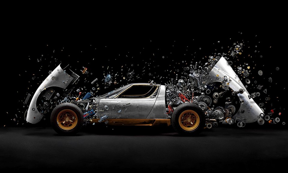 Lamborghini Miura v projekte Disintegrating 
