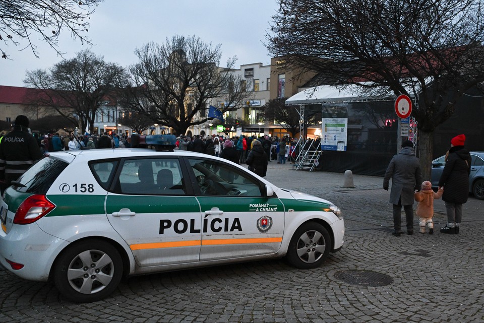 Protest v Novom Meste nad Váhom