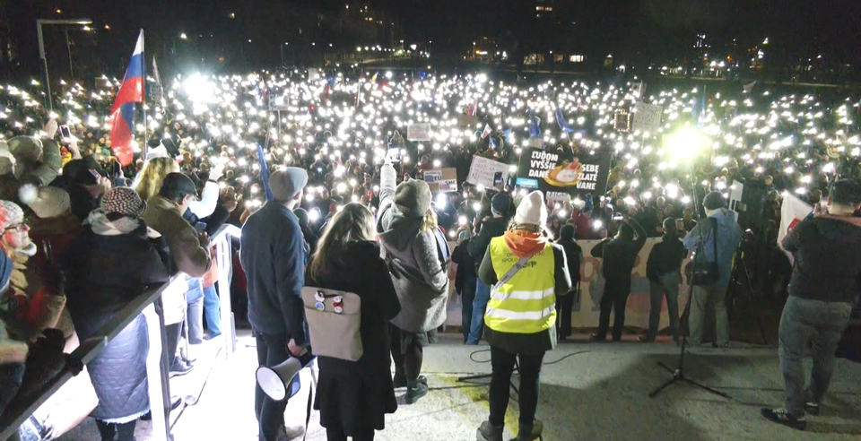 protesty slovensko il januar 11