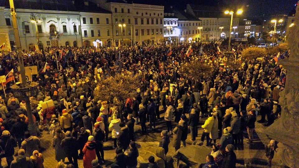 Protest v Banskej Bystrici