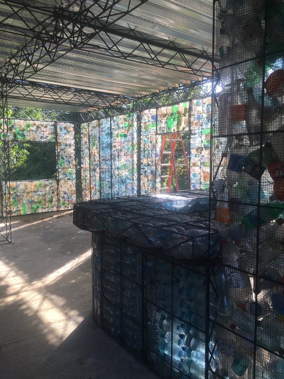 Plastic Bottle Village