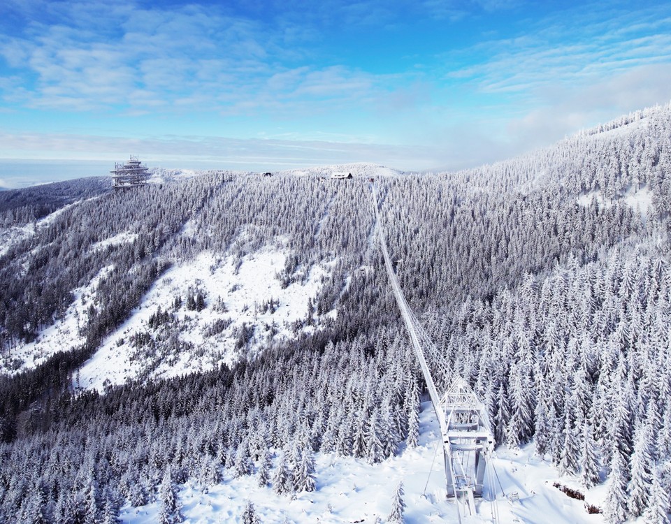 Visutý most cez údolie na Dolnej Morave - Sky Bridge 721