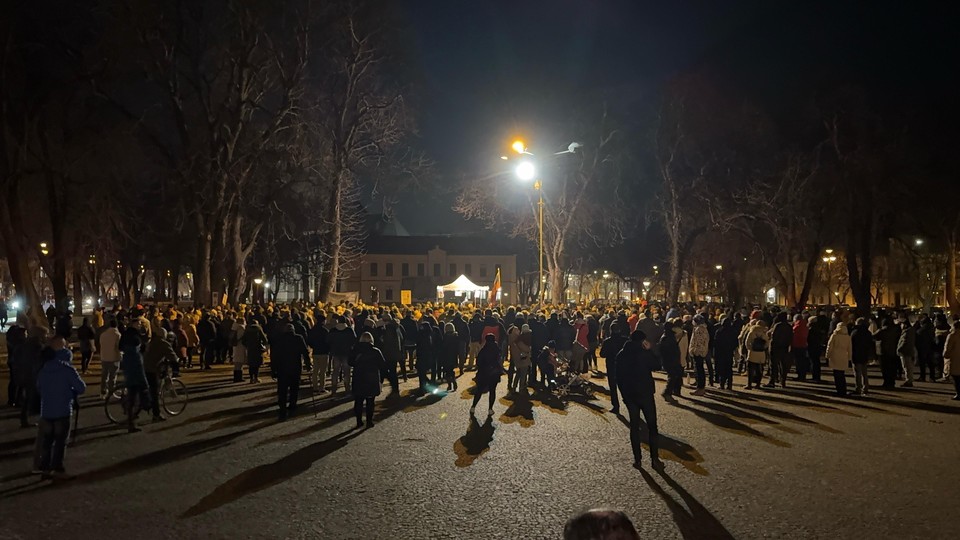 Protest v Spišskej Novej Vsi