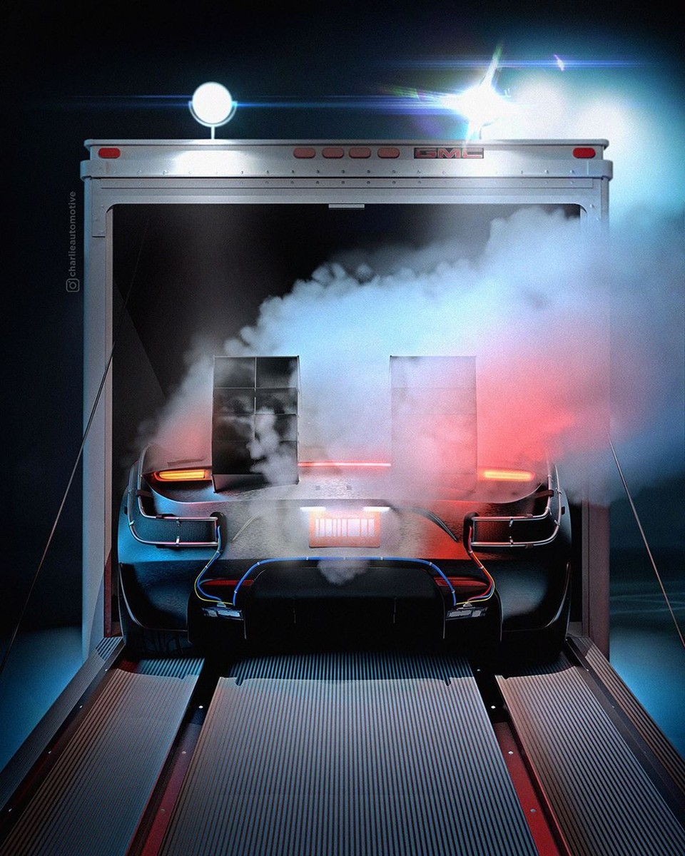 Tesla Roadster vo filme Návrat do budúcnosti