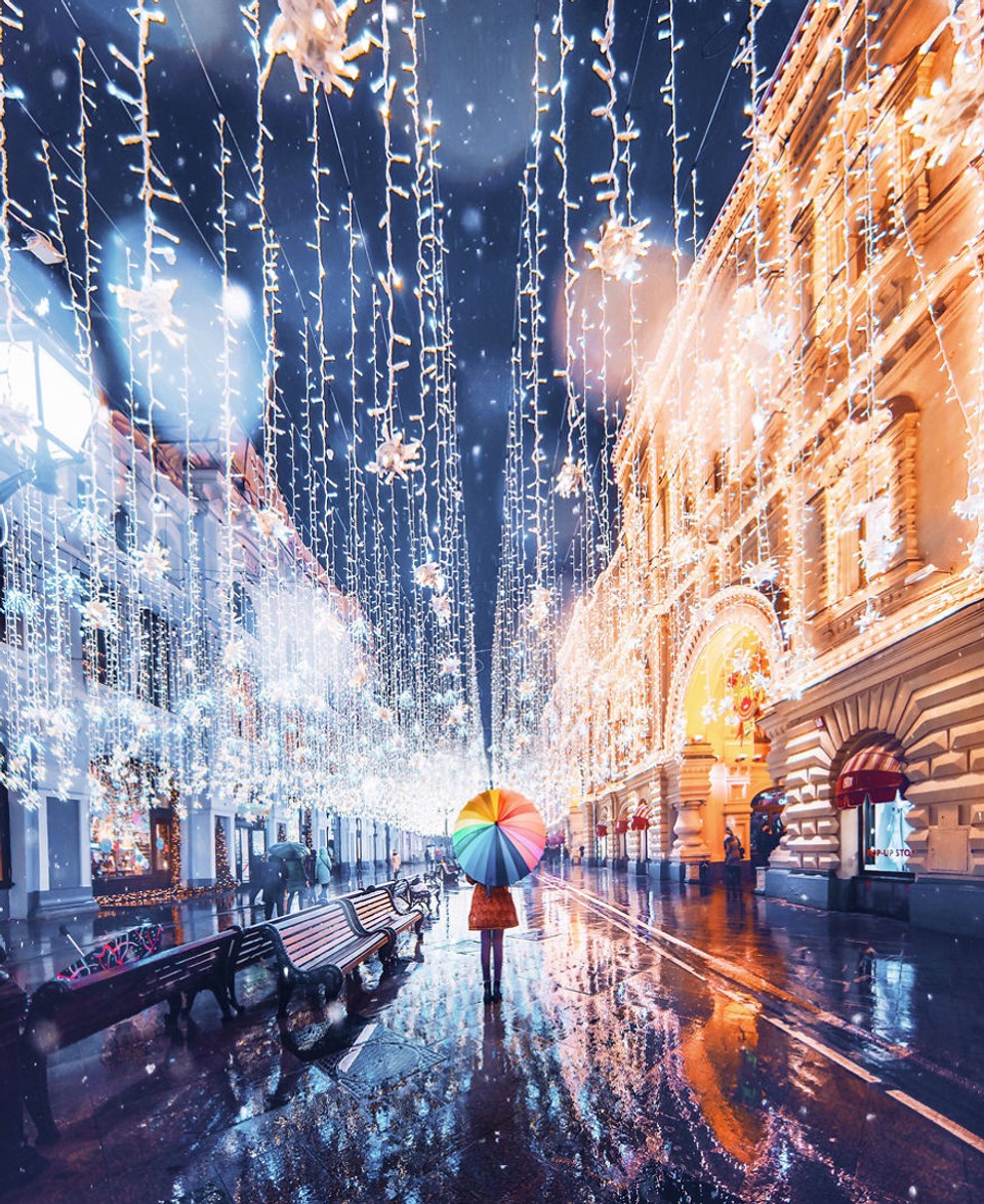Zimná Moskva ako z rozprávky 
