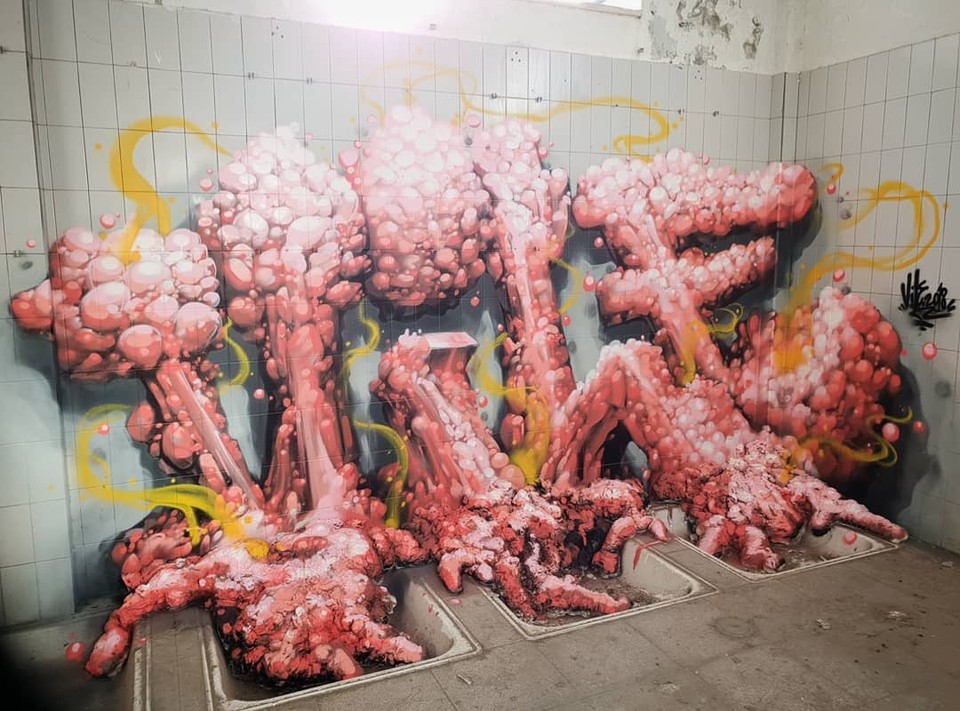 Nezvyčajné graffiti španielskeho umelca 