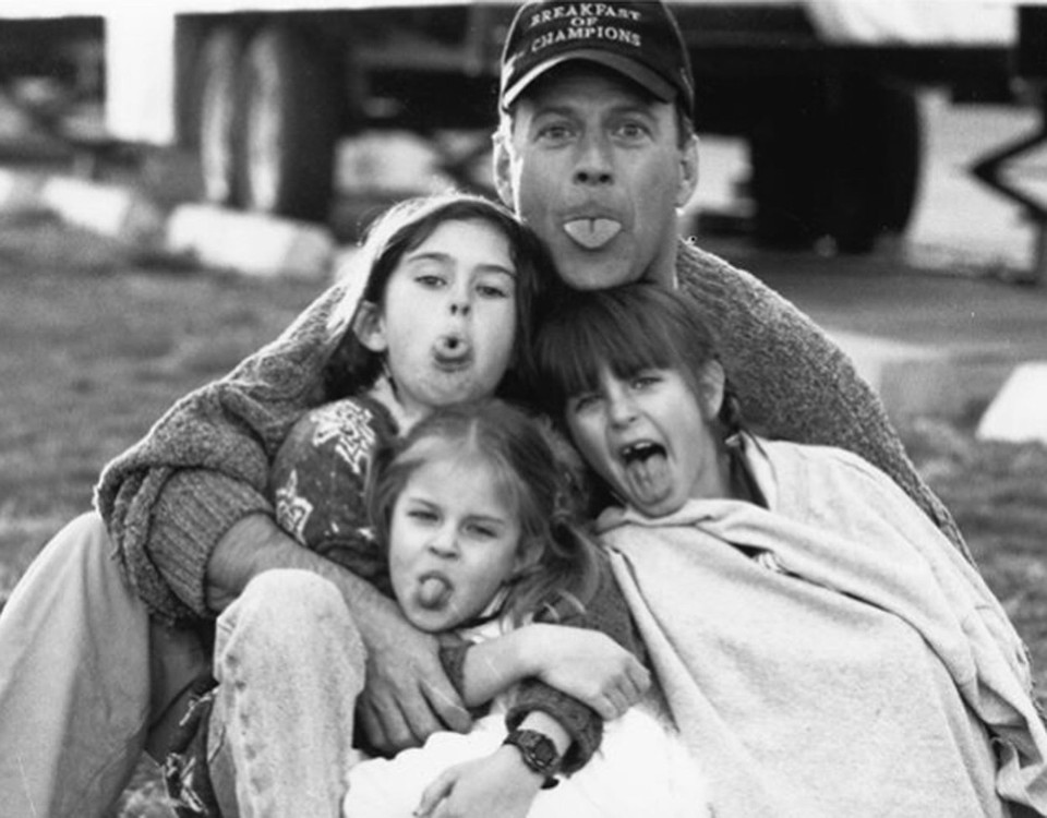 Bruce Willis a jeho dcéry
