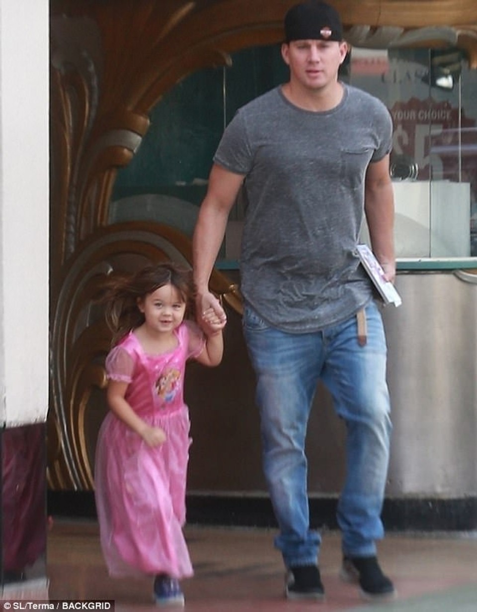 Channing Tatum s dcérkou Everly 