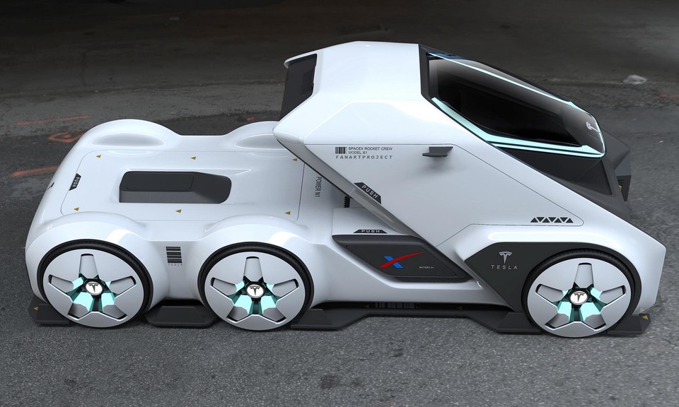 Tesla SpaceTruck Concept