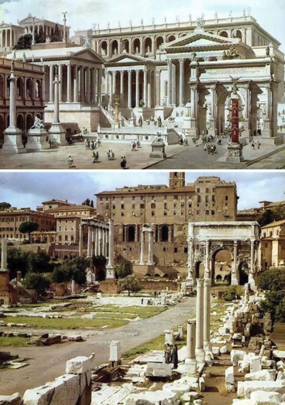 Roman Forum, Rím, Taliansko