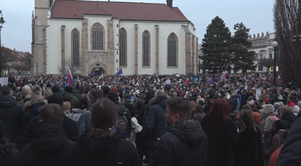 Protest v Prešove