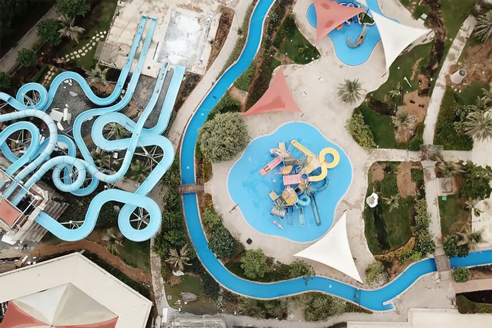 Chátrajúci aquapark, Dubaj