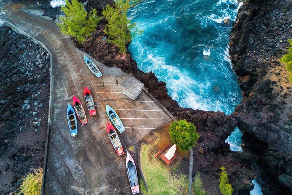 La Marine Iangevin, ostrov la Réunion