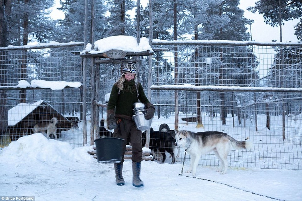 Tinja Myllykangas žijúca v Laponsku