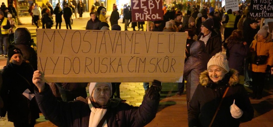 Protest v Košiciach