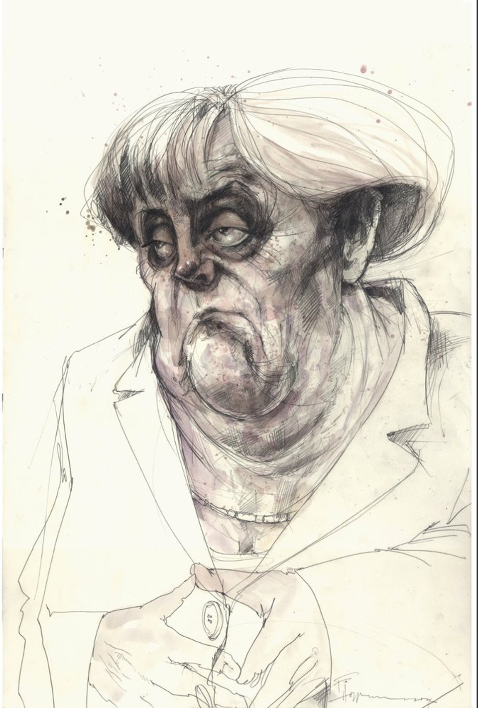 Karikatúra Angela Merkel