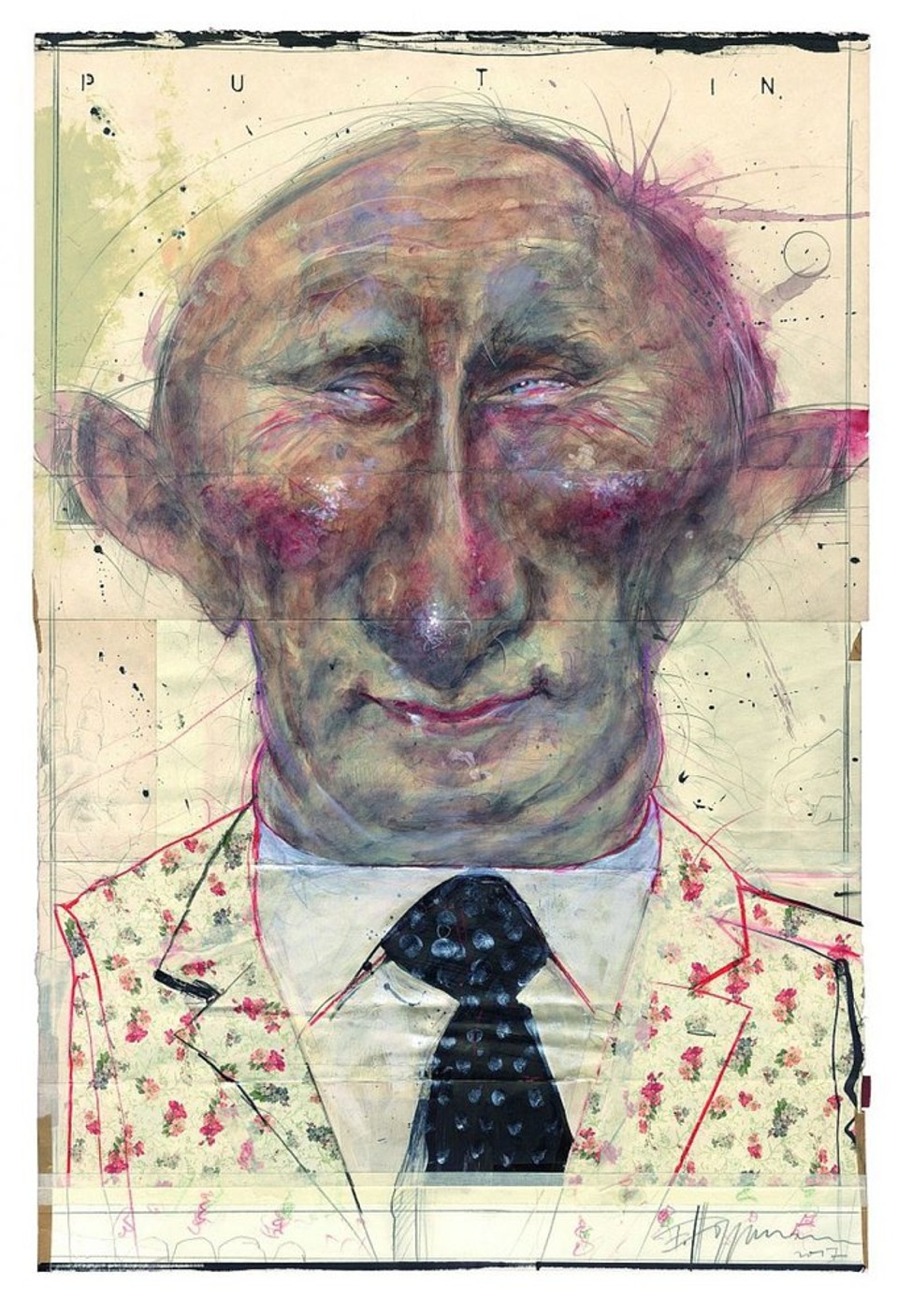 Karikatúra Vladimir Putin