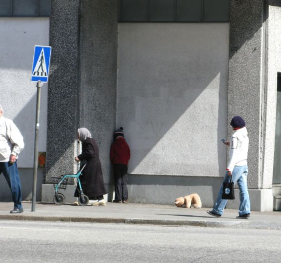 Street art umenie, ktoré má donútiť ľudí premýšľať