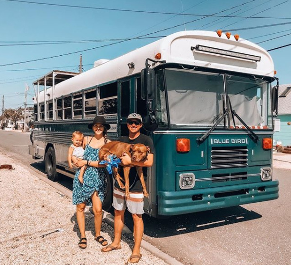 Rodina žijúca v autobuse