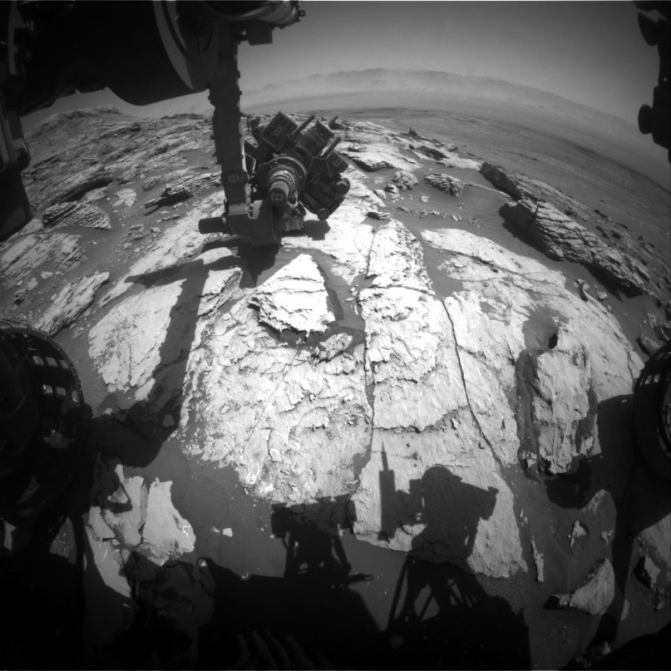 Fotografie Marsu od Curiosity 