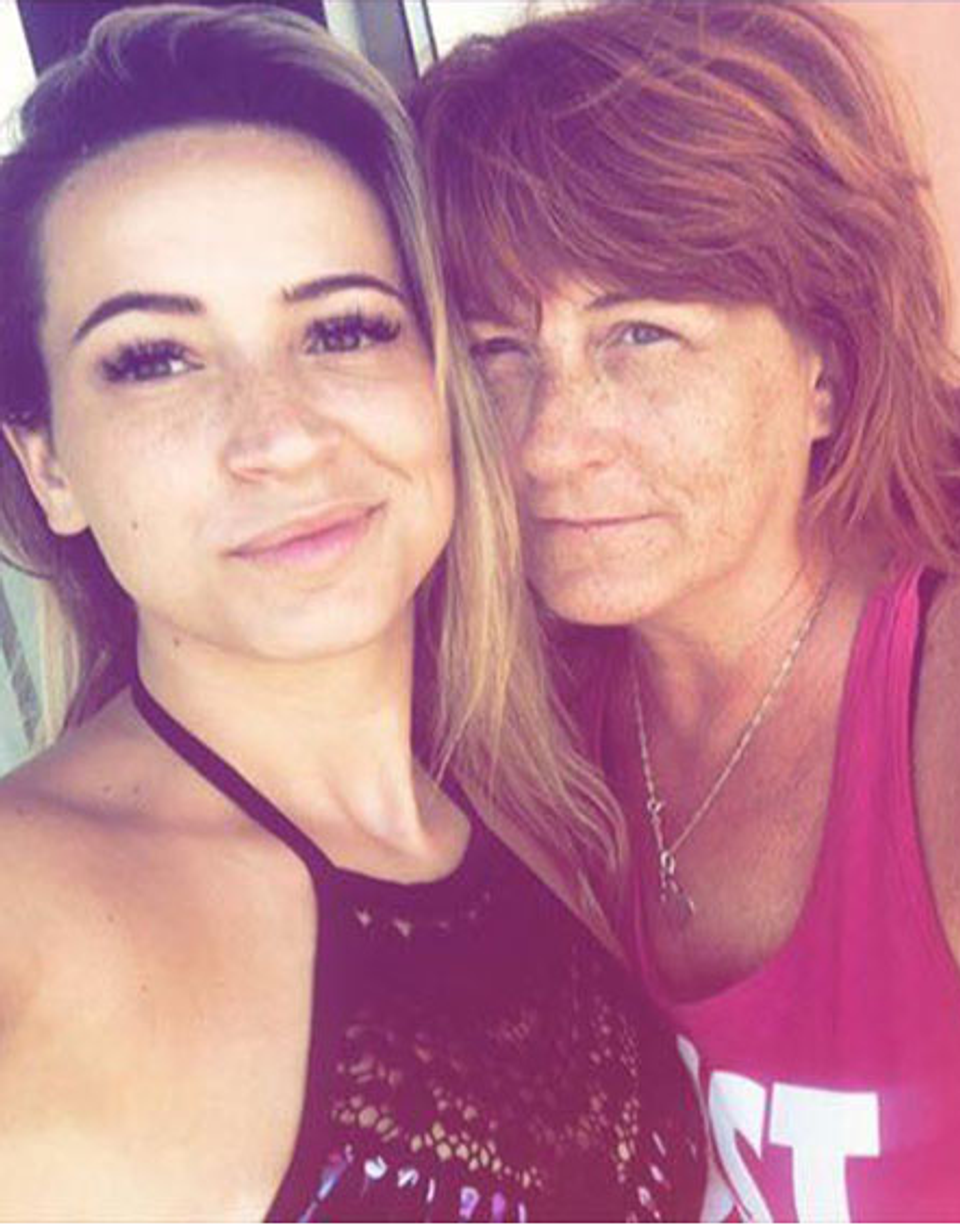 Dominika Mirgová s maminou