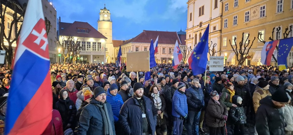 Protest Trenčín