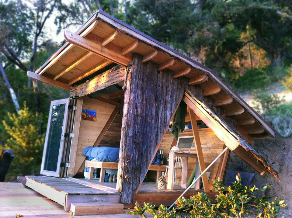 Idylický drevený príbytok 
