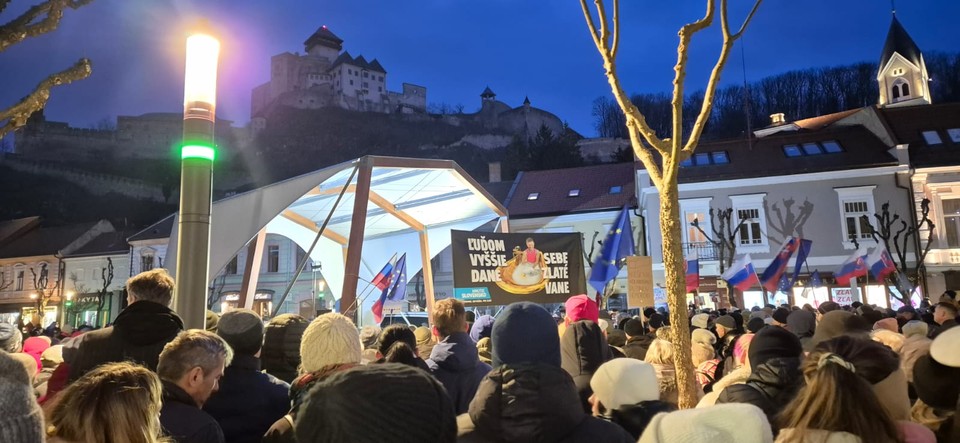 Protest Trenčín