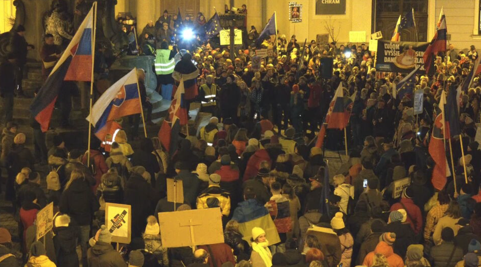 Protest v Banskej Bystrici