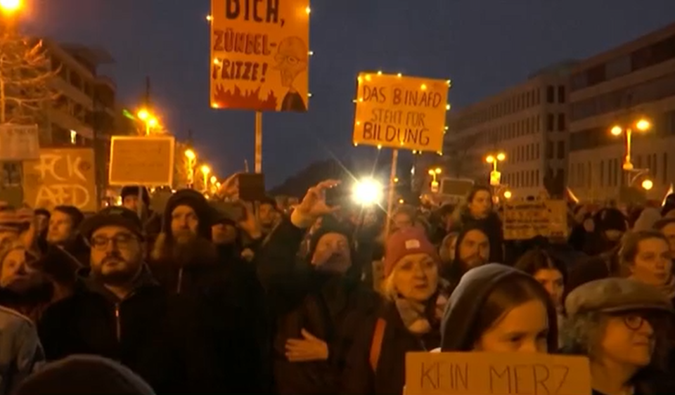 nemecko nepokoje protesty proti afd 3