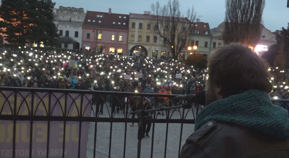 Protest v Prešove