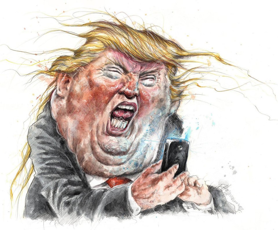 Karikatúra Donald Trump