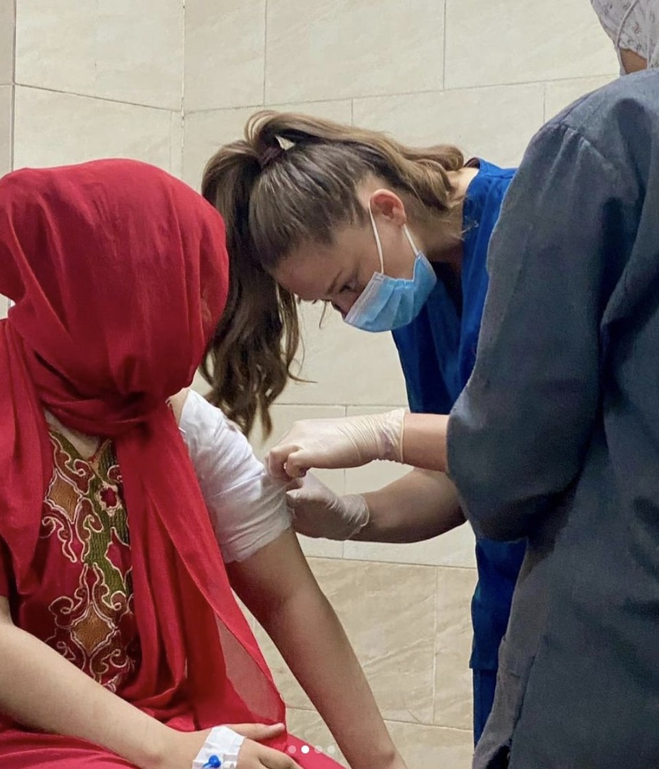 Alexandra Barkolová pomáha v nemocnici v Egypte