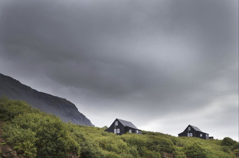 Čierny dom na Islande