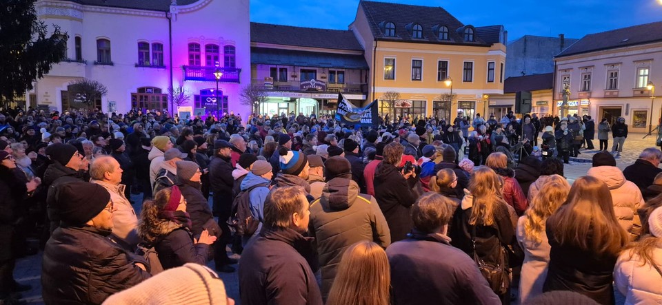 Protest v Topoľčanoch