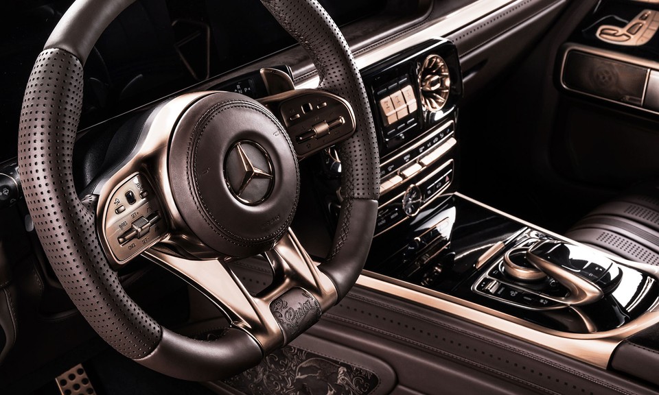 Mercedes-Benz G63AMG Steampunk Edition | Interiér 