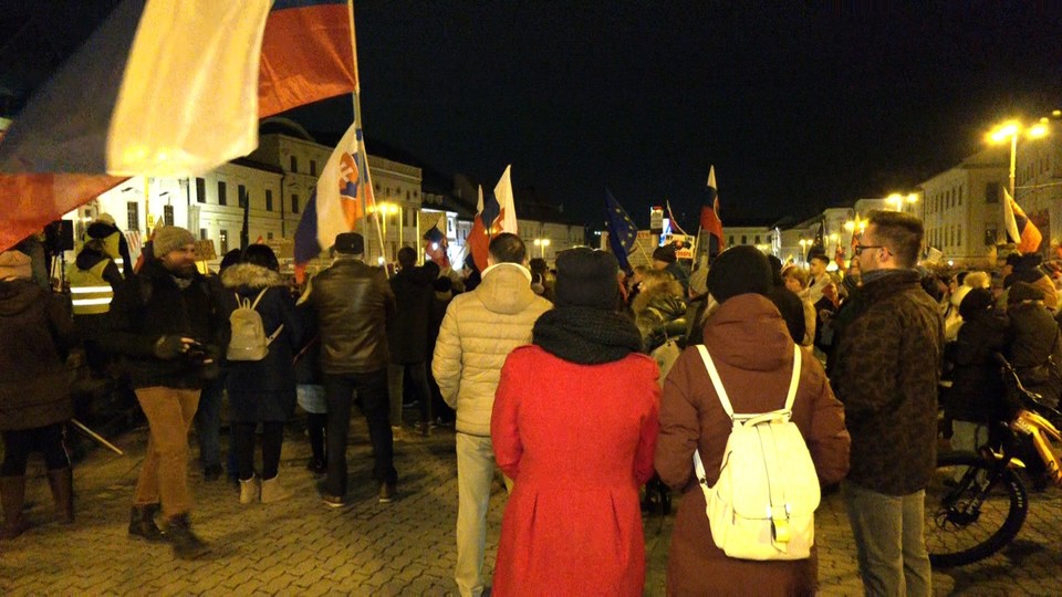 Protest v Banskej Bystrici